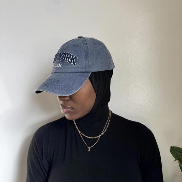 Vintage Washed Navy New York City Dad Hat | EST. 1625 - Picture 3 of 5